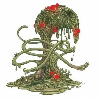 Juiblex, demon lord of slime. Monster art, Art folder, Fanta