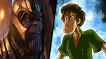 Ultra Instinct Shaggy vs. Thanos (with all stones) Part 1 - 