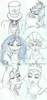 Where dreams come true 3 Disney villains art, Disney art dra