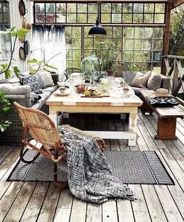 58+ Comfy Modern Farmhouse Sunroom Decor Ideas Décoration vé