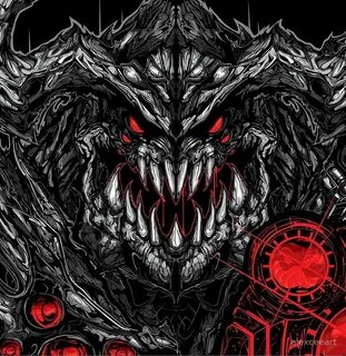 CyberDemon - Doom 4 // Fan-Art Chiffon Top by alexceeart Doo