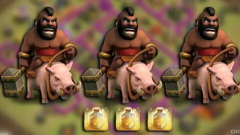 Mass hog attack strategy(Th9) - YouTube