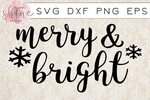 Free Svg Merry And Bright
