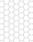 hexagon pattern template - standard mel stampz Hexagon patte
