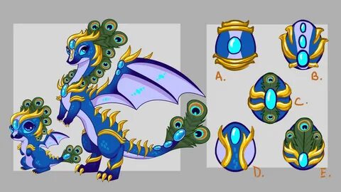 ArtStation - Regal Dragon Concept Dragonvale, Meg Viola Drag