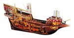 sailing ship cutaway - Google Search Model ship building, Mo
