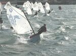 optimist sailing...I used to race these! Miss being 85 lbs a