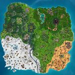 Interactive Fortnite map shows spawn locations for chests, v