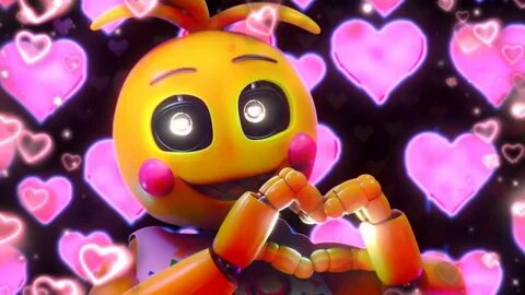 Stylized Toy Chica vibing her head for 2 minutes and 47 seco