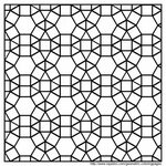 Tessellation Coloring Geometric Printable Pages Tessellation