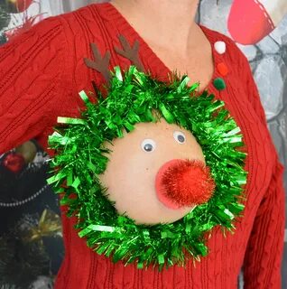Sexy Ugly Christmas Sweater It is NOT A PLASTIC Boob Cut - Etsy.