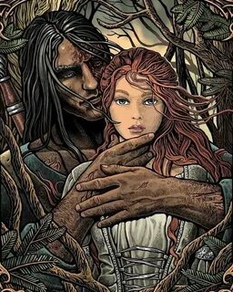 Sandor Clegane and Sansa Stark art by Bubug Sansa stark art,