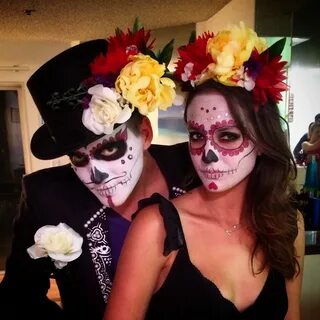 gf and I as Day of the Dead skullz - Imgur