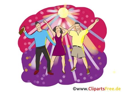 Summer Beach Party Clipart, Illustration, Pic