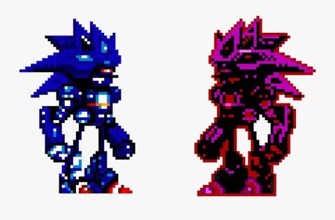 Mecha Sonic Sprite Png , Free Transparent Clipart - ClipartK