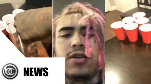 Lil Pump Plays "Lean Pong" - Blurred Culture