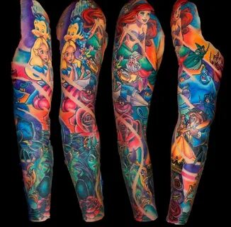 Disney Sleeve Tattoos * Half Sleeve Tattoo Site