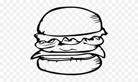 Logo - Burger Vector Black And White - Free Transparent PNG 