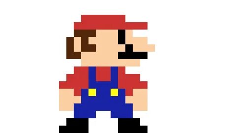 pixelated mario characters - miloscat gaming the helper char