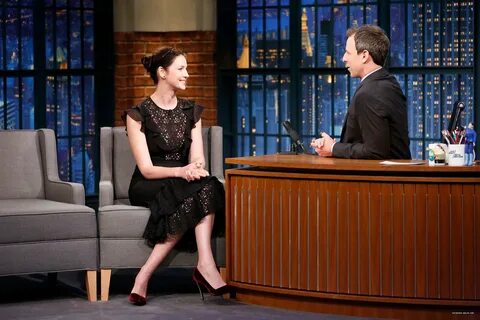 April 27 - Late Night with Seth Meyers - 006 - Caitriona Bal