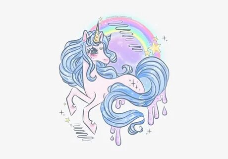 Unicorn, Kawaii, And Pastel Goth Image - Galaxy Unicorn Draw