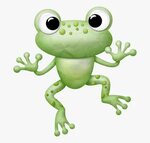 Tree Frog Clipart Froggy - Ojos De Rana Dibujo , Transparent