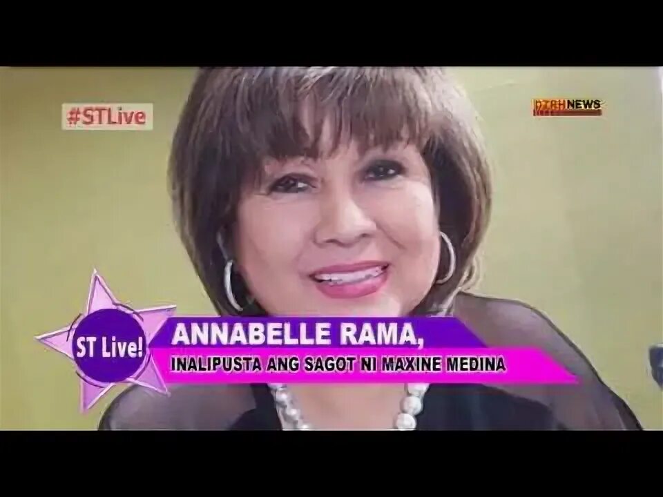 ANNABELLE RAMA, INALIPUSTA ANG SAGOT NI MAXINE MEDINA - YouT