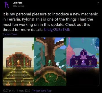New mechanic in Terraria, Pylons! Terraria Know Your Meme