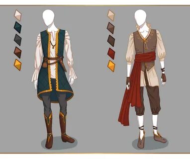 CLOSED Fashion adoptables - Male outfits #1 Fantasy clothing