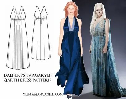 Daenerys Targaryen Qarth Dress Cosplay Costume TUTORIAL and 