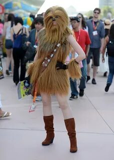 Sexy Chewbacca at San Diego Comic-Con 2012