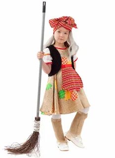 Карнавальный костюм Батик Баба-яга, цв. разноцветный р.110 1