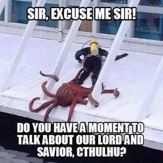 Monday Morning Randomness Cthulhu, Funny pictures, Funny