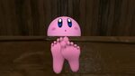 Predates the meme by a year. Still disturbing. Kirby's Human