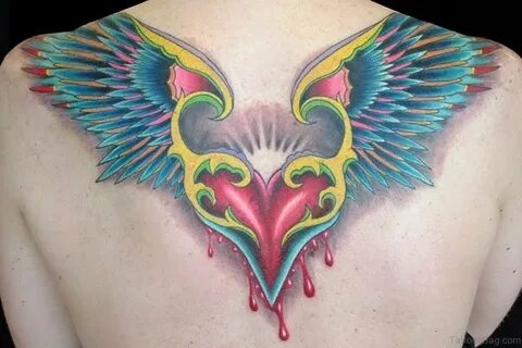 70 Super Cool Heart Tattoo On Back - Tattoo Designs - Tattoo