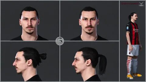 pes-modif: PES 2021 ZLATAN IBRAHIMOVIC (MILAN) HAIR RESTYLIN