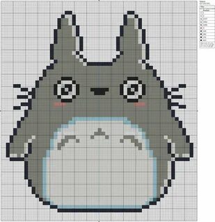 Totoro by Makibird-Stitching.deviantart.com on @deviantART..