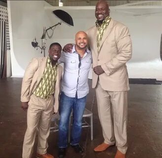 Kevin Hart Dwayne Johnson Shaq Yao Ming - Height comparison 