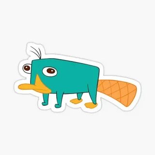 "perry the platypus sticker phineas and ferb agent p " Stick
