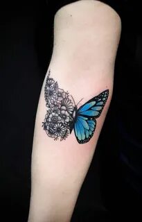 46 Beautiful and Cute Butterfly Tattoo Designs to get that C
