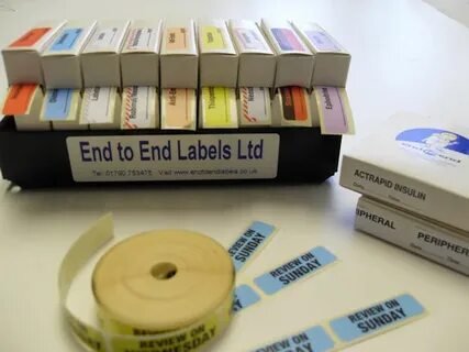Anaesthetic Drug Syringe Labels End to End Labels Ltd
