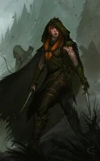 Graey Erb on DrawCrowd.com Character art, Elf ranger, Female