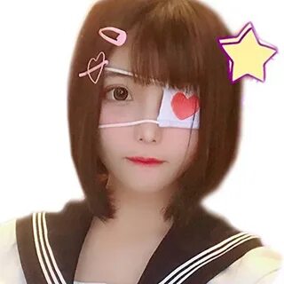 Cyuunibyou Demo Koigashitai Anime Cosplay Eye Mask Lolita Gi