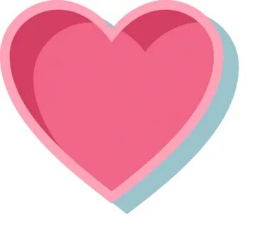 Pink Heart with Outline_5e2587a46b964.png PNGlib - Free PNG 