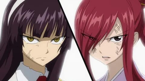 Team - Dimaria and Kyria vs Erza and Kagura MangaHelpers