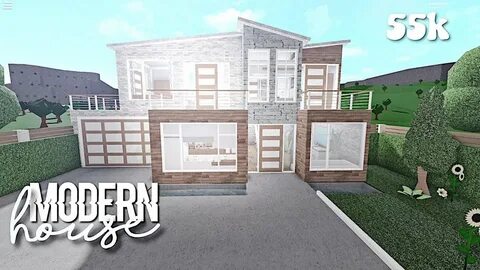 Modern house - Bloxburg speedbuild - YouTube