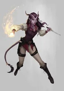 tiefling female Tiefling female, Dungeons and dragons charac