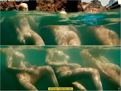 Kelly Brook fully nude scenes from Piranha 3D with Riley Ste