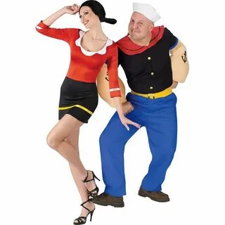 Sexy Olive Oyl & Popeye Couples Costumes Image #1 Fantasia p