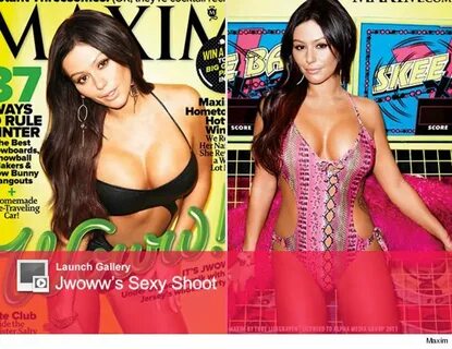 Jwoww's Face In Sexy Maxim Spread Divides Fans